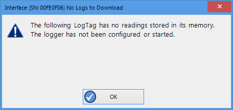 No readings