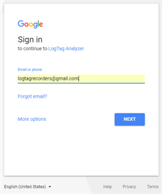 Enter Gmail Account Details