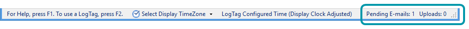 LogTag Analyzer Status Bar