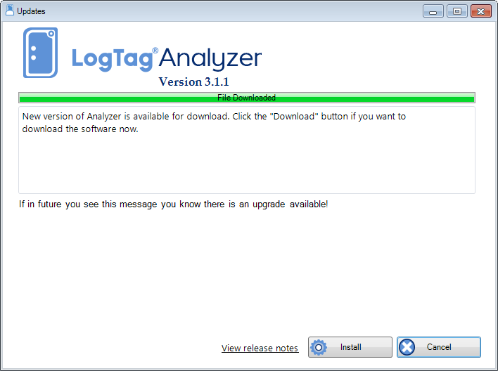 Software Update is ready to install