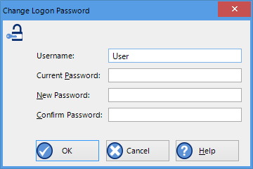 Changing the User Server Logon Password