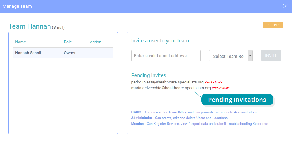 Invitation Pending