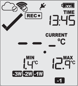 External sensor disconnected