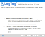 Select the network to connect to