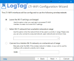 Select the network to connect to